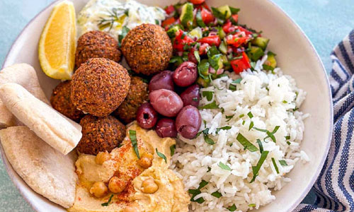Falafel Rice Plate Classic